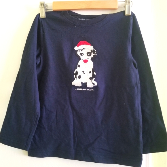 Janie and Jack Other - Janie and Jack kids Santa Dalmatian Shirt Size 4